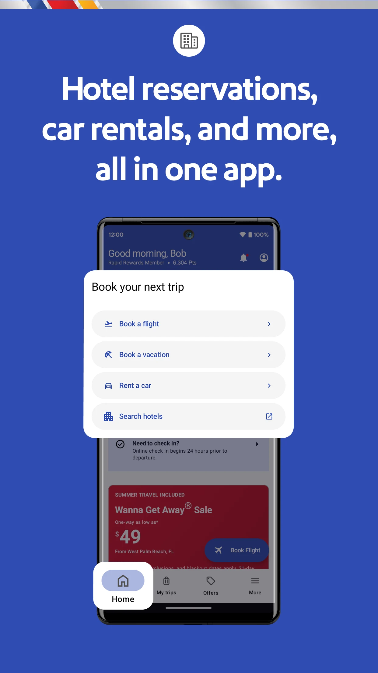 Southwest Airlines: Travel App screenshot