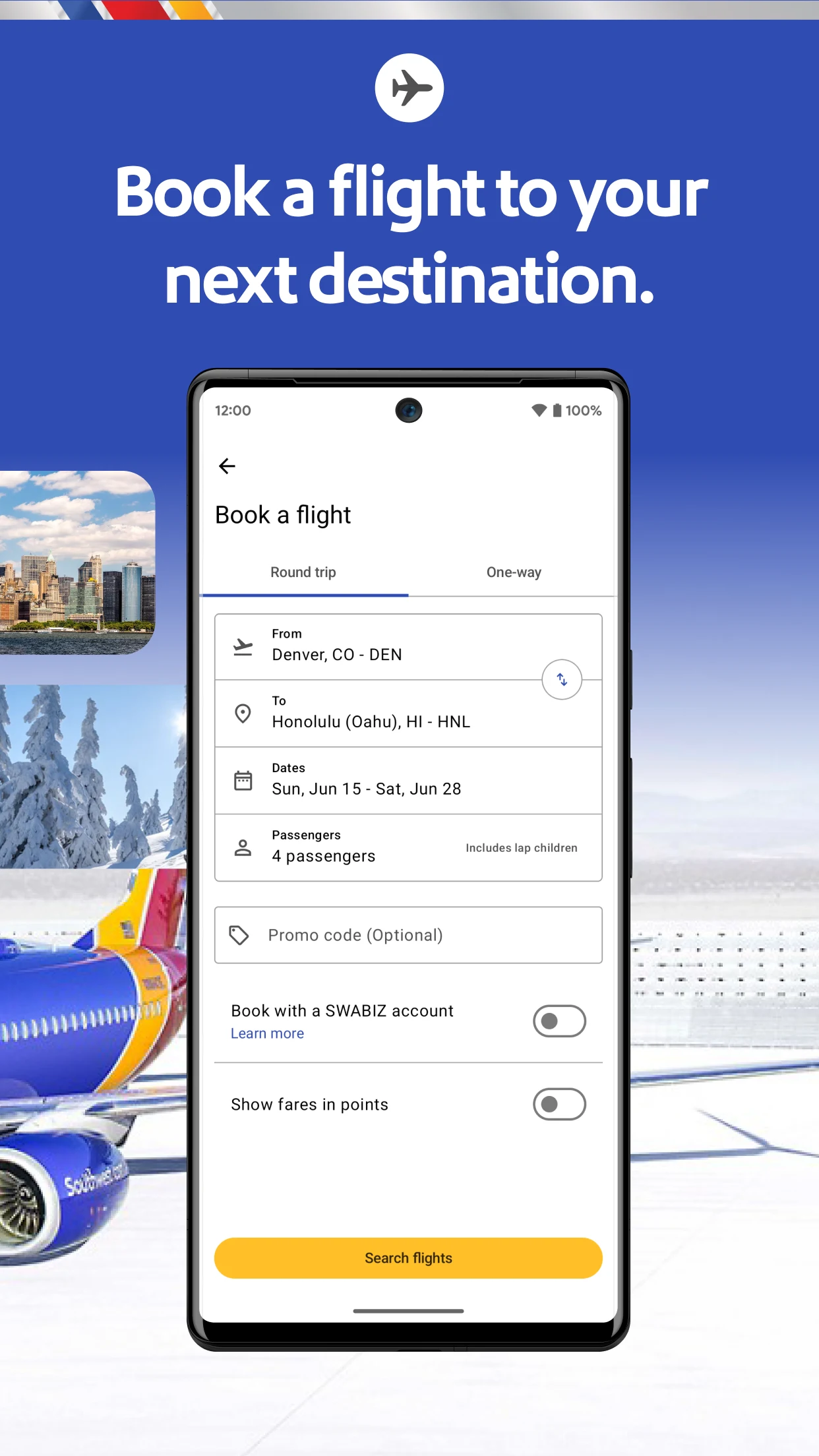 Southwest Airlines: Travel App screenshot